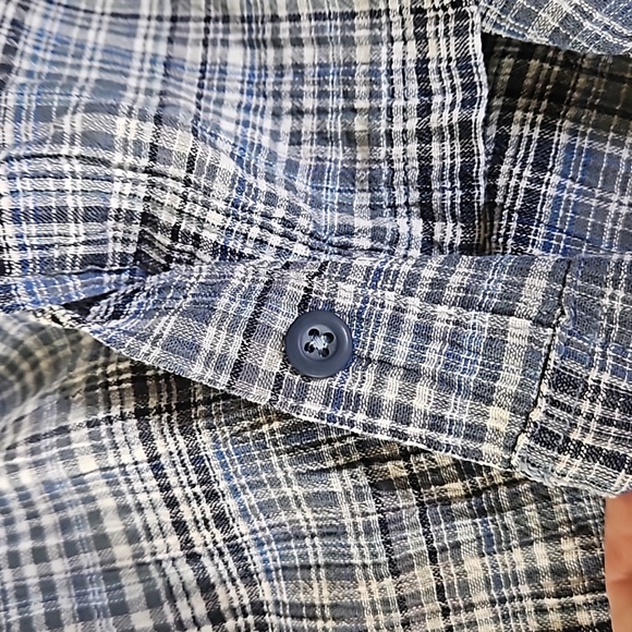 Patagonia Men's A/C Organic Crinkle Cotton Short Sleeve Shirt Size L - Picture 7 of 8